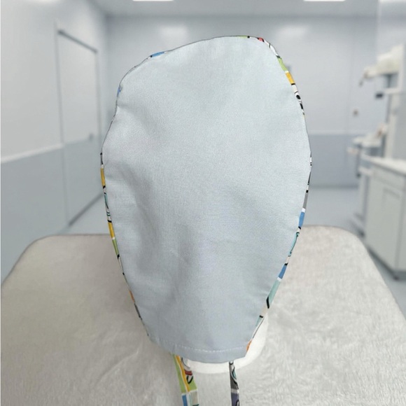 Colorful Cartoon Patchwork Surgical Cap - Picture 2 of 2